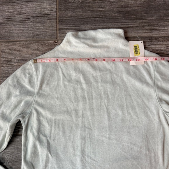 Westbound Womens Light Blue Fleece Mock Neck Long Sleeve Size S Comfort NormCore - Picture 4 of 5
